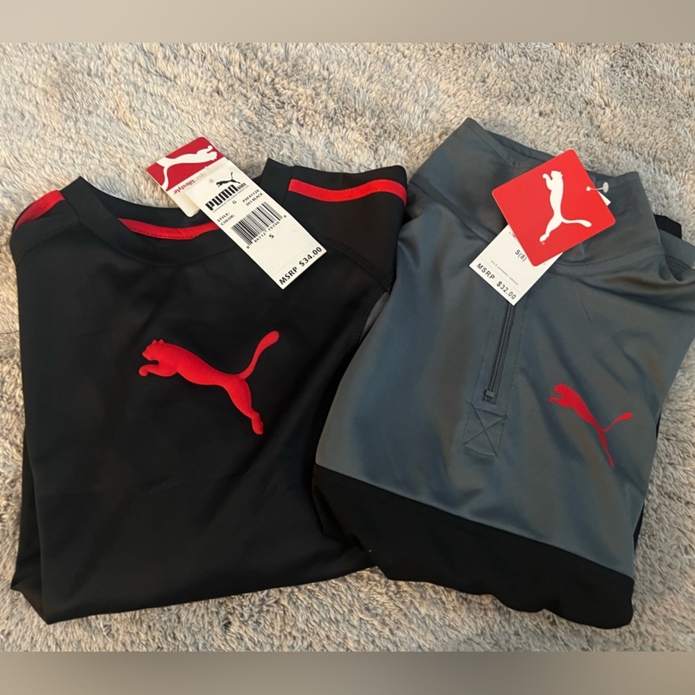 - 2 nwt puma shirts